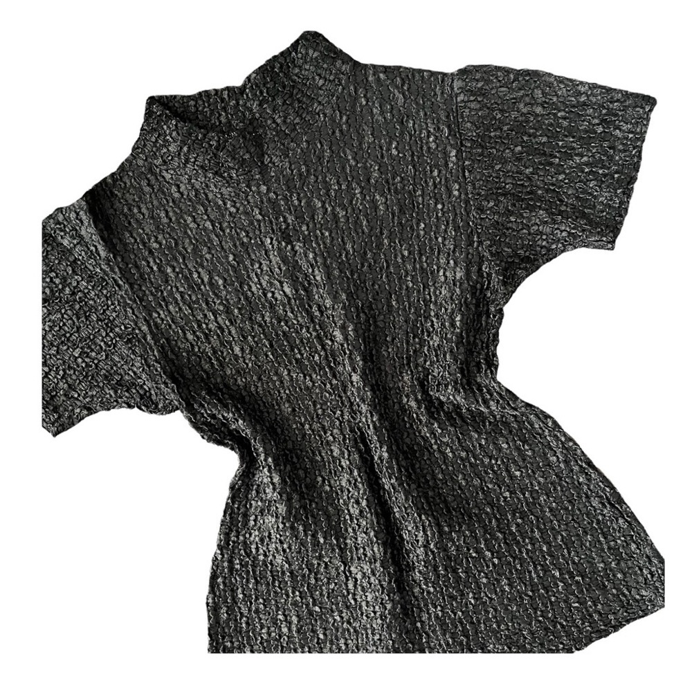 3/$30 Vintage Gray Mock Neck Top
